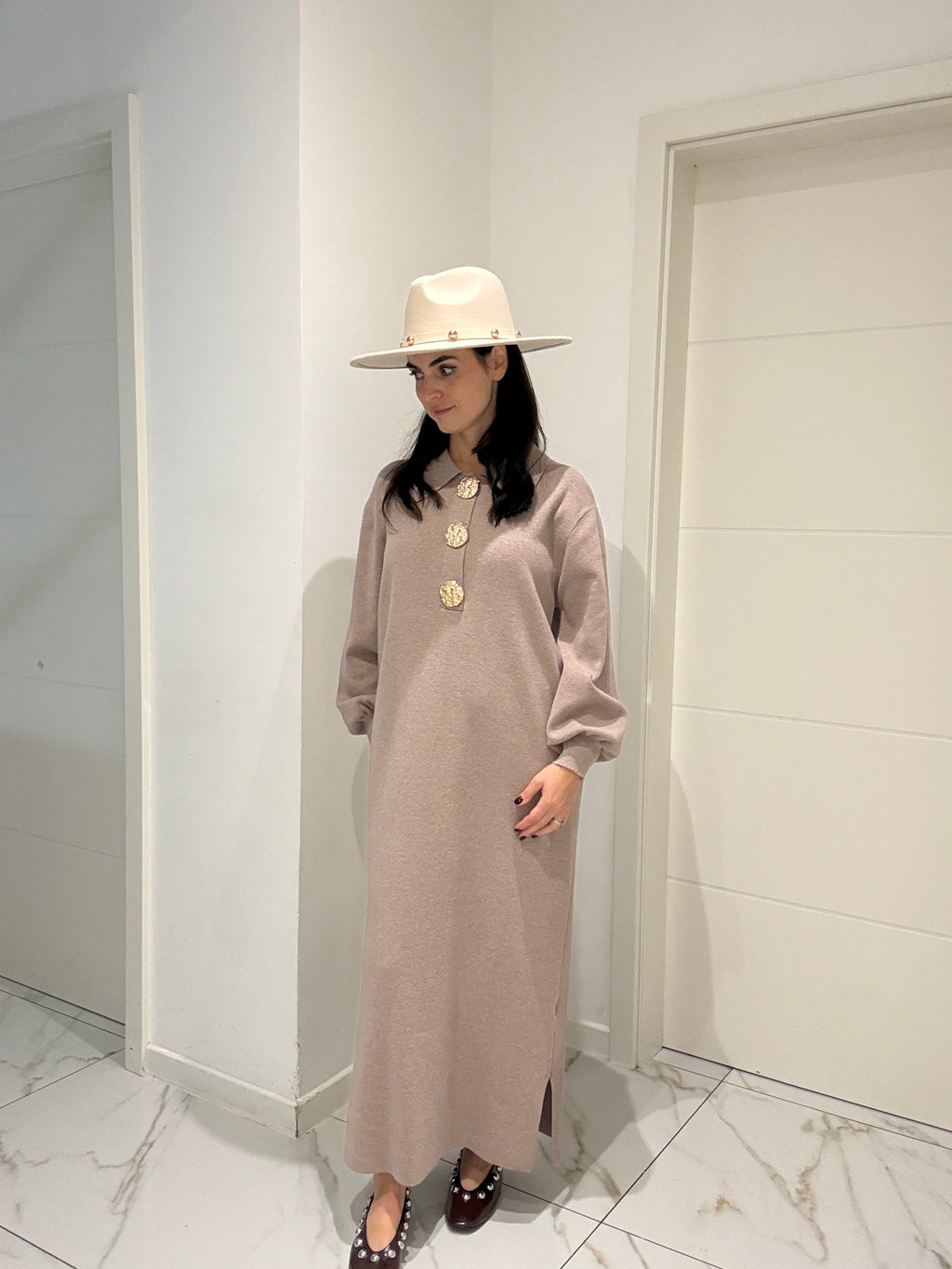 Robe Paulette Beige