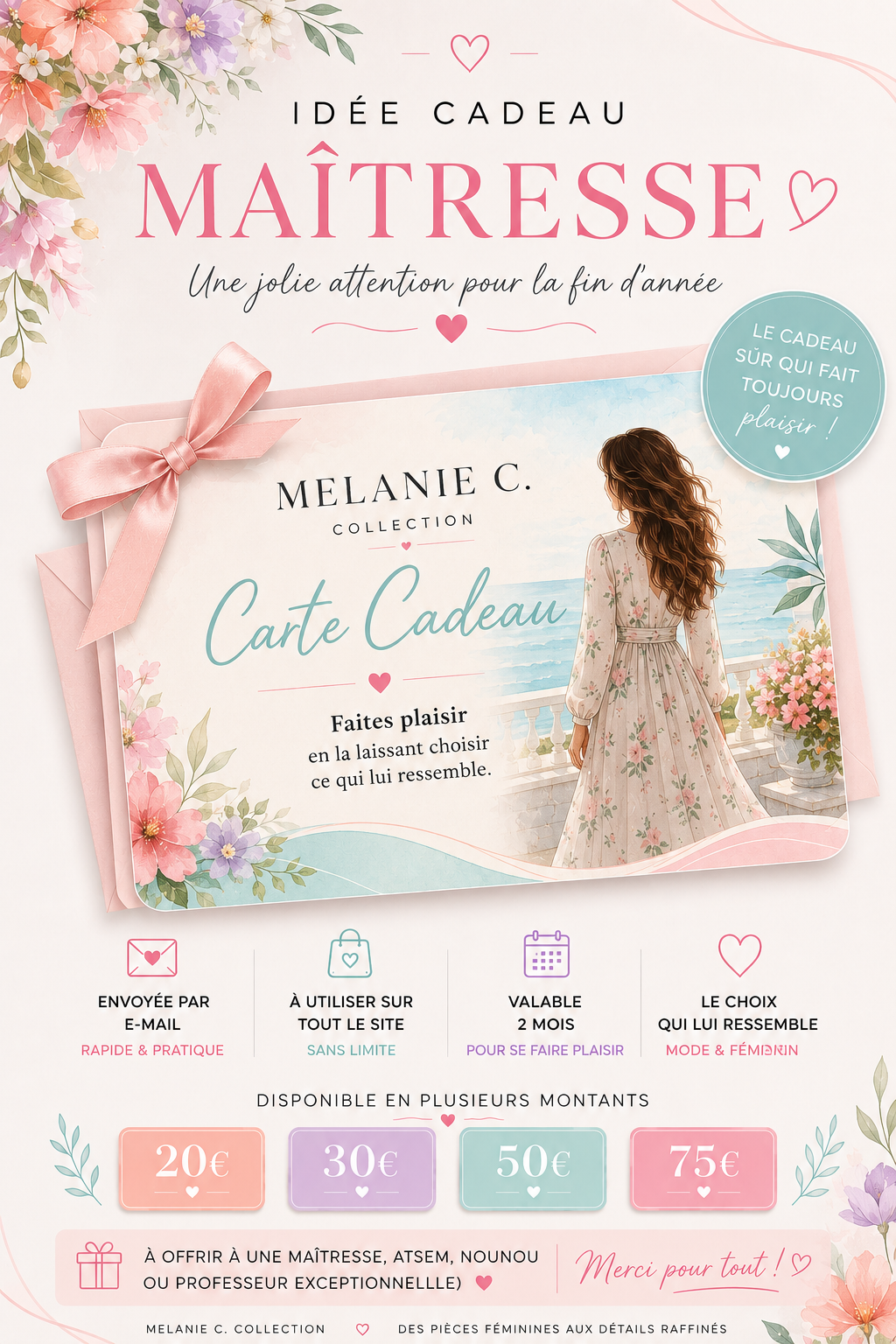 Carte Cadeau Melanie C. Collection