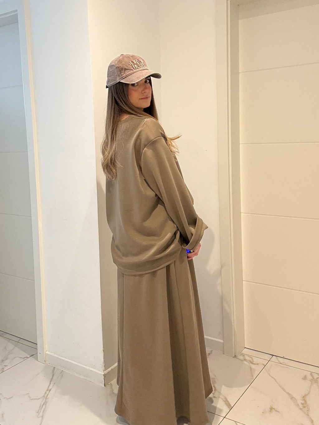 Ensemble jogging Yaeli taupe